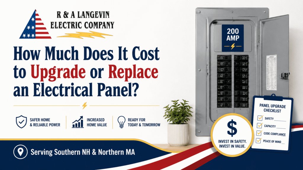 How much does it cost to upgrade or replace an eletrical panel